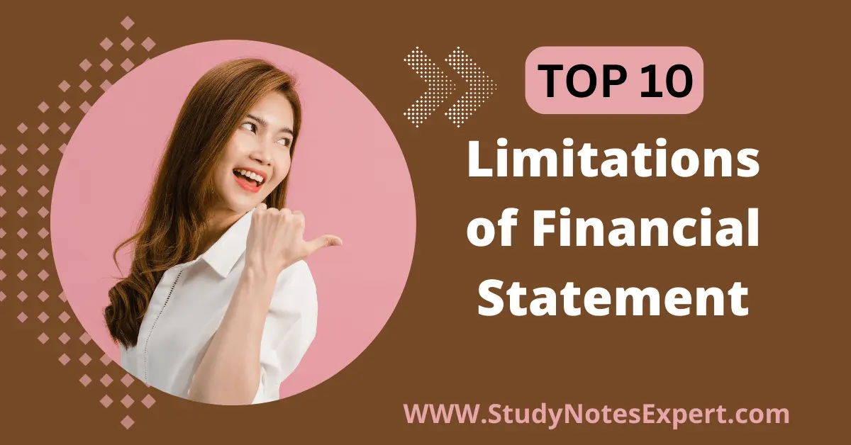 Limitations of Financial Statement