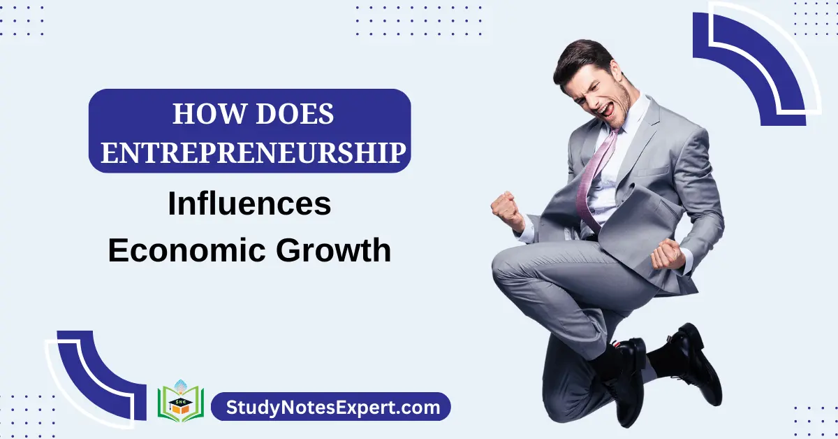 Entrepreneurship Influences Economic Growth