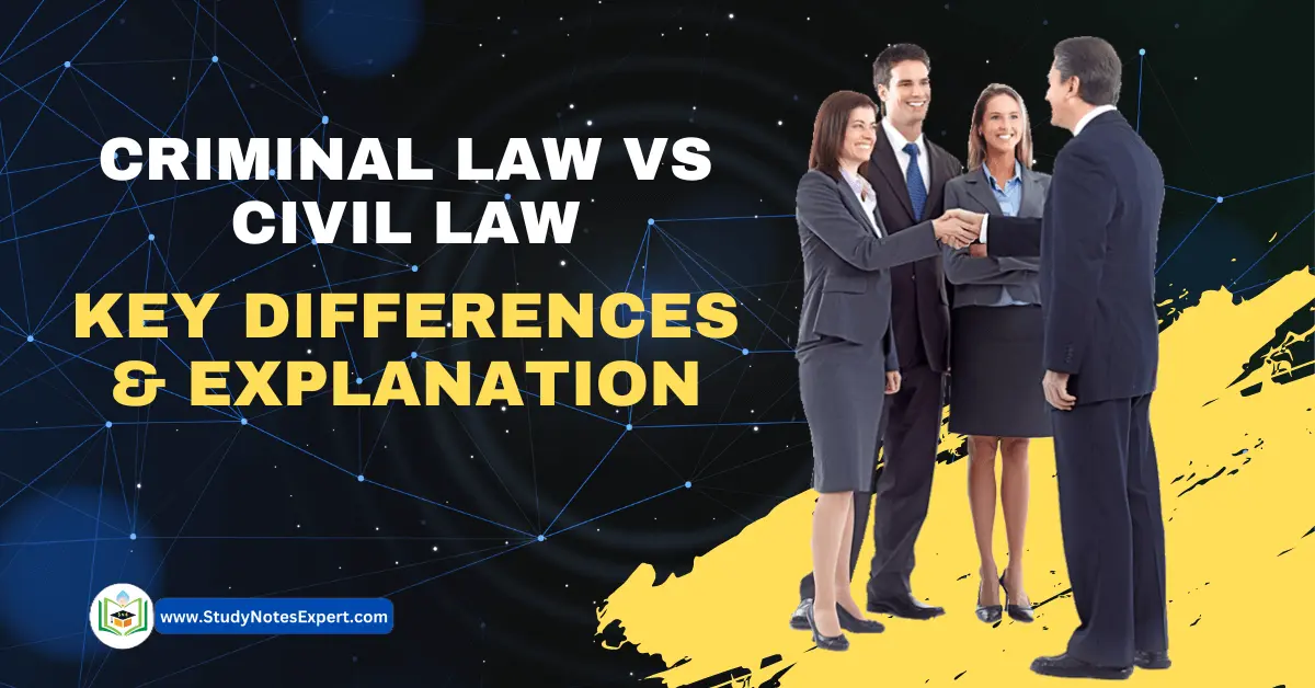 Criminal Law vs Civil Law