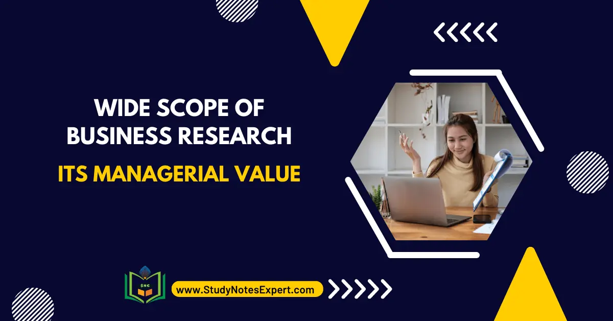 Wide Scope of Business Research | Managerial Value