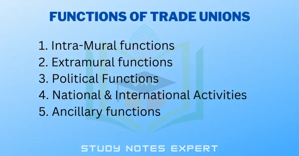Functions of Trade Unions