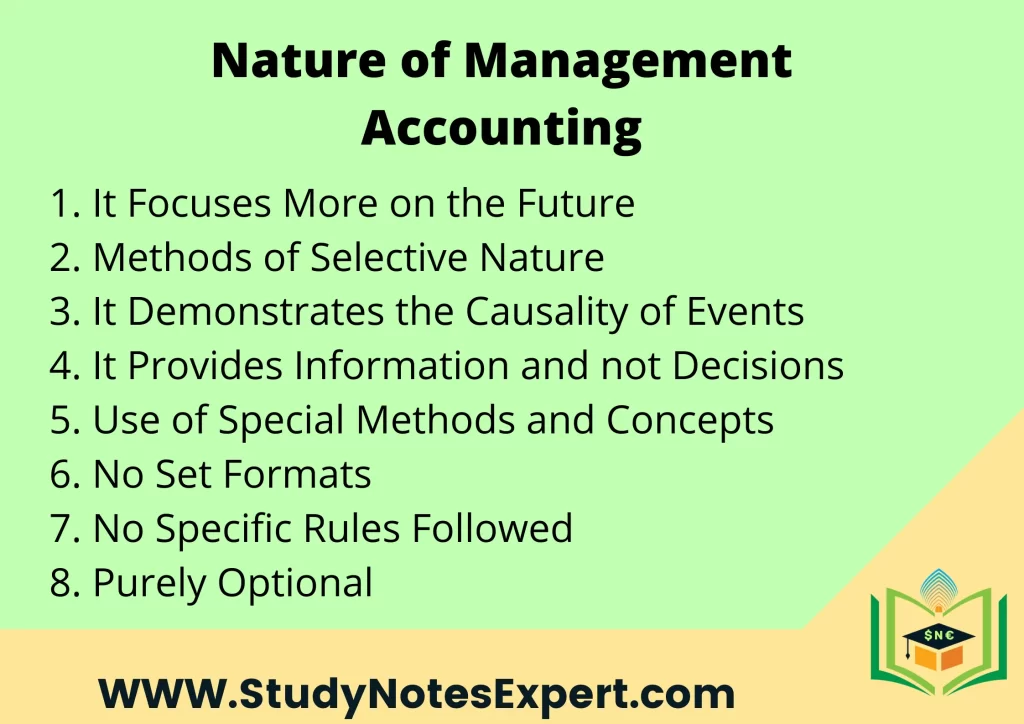 Nature of Management Accounting