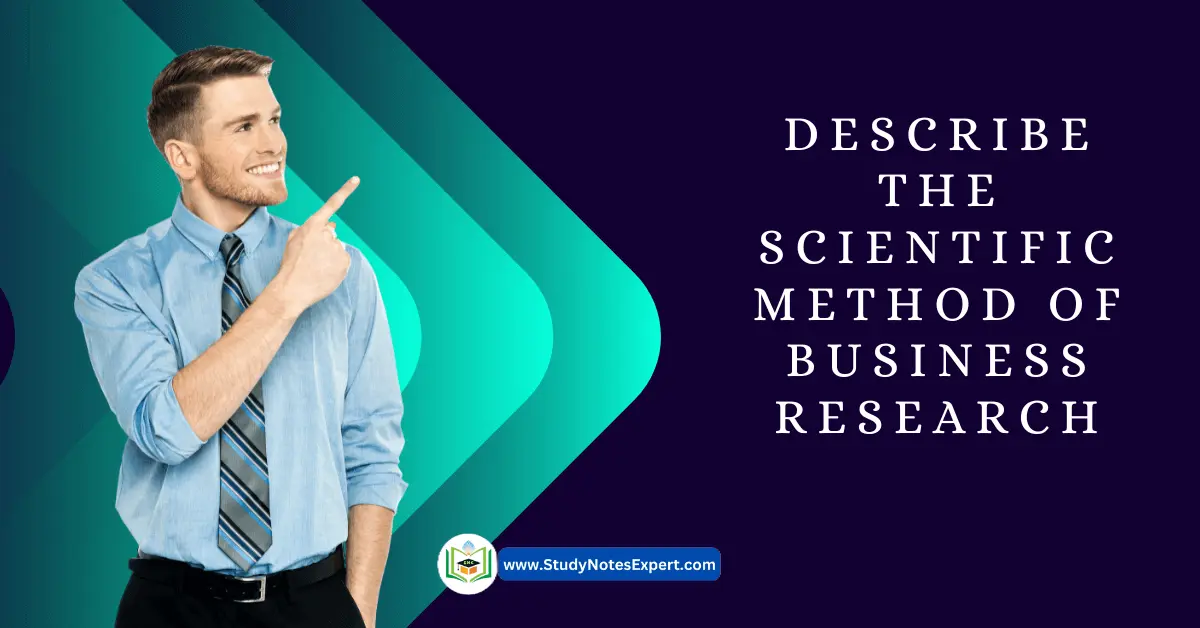 Describe the Scientific Method of Business Research