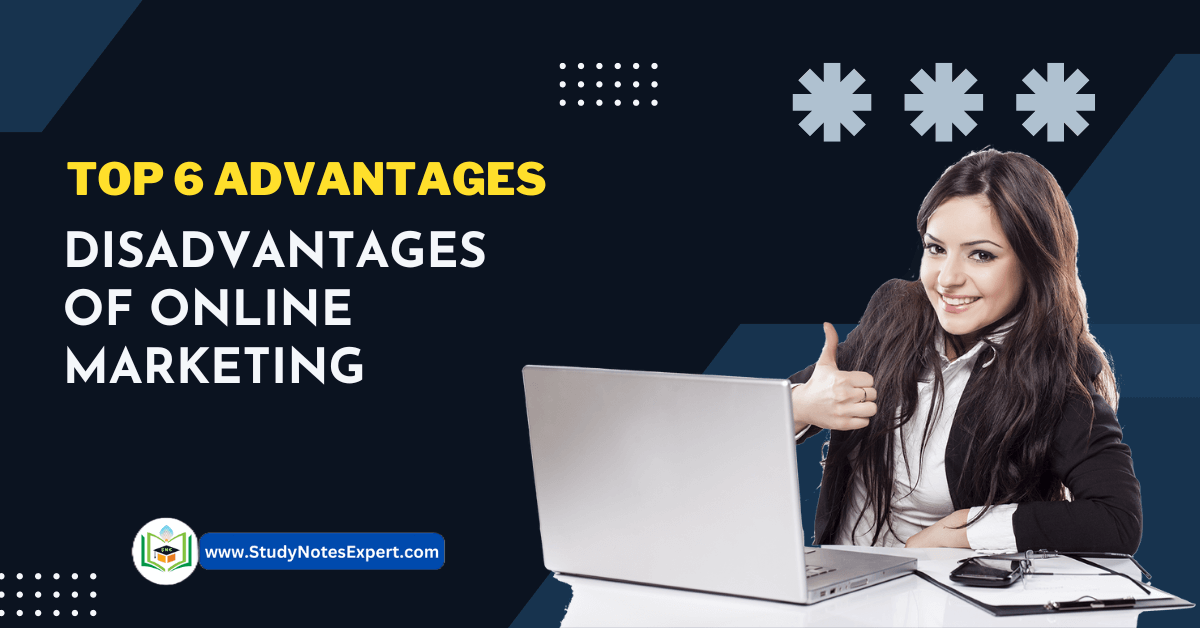 Top 6 Advantages and Disadvantages of Online Marketing