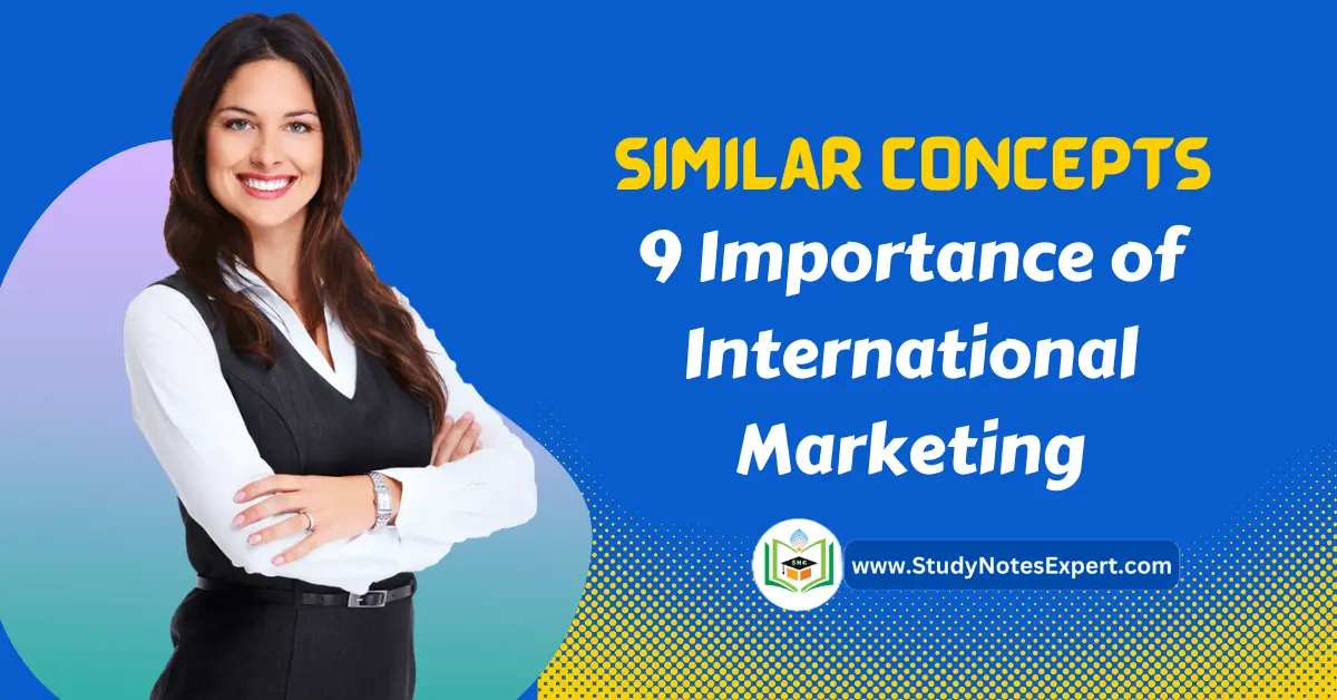 importance of international marketing