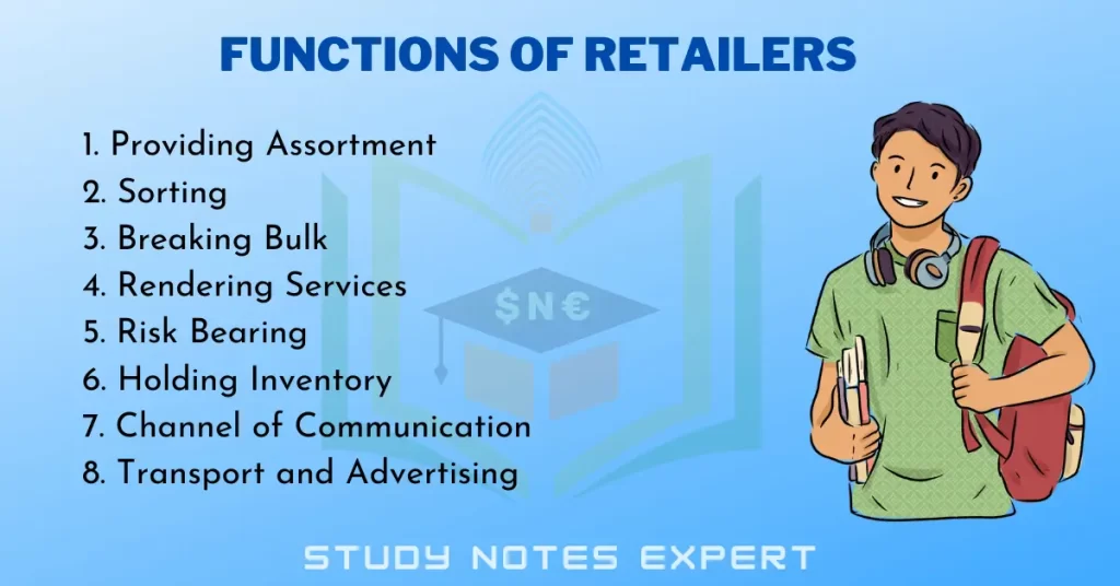 Functions of Retailers