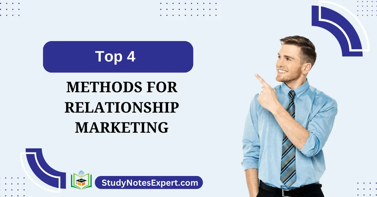 Methods for Relationship Marketing