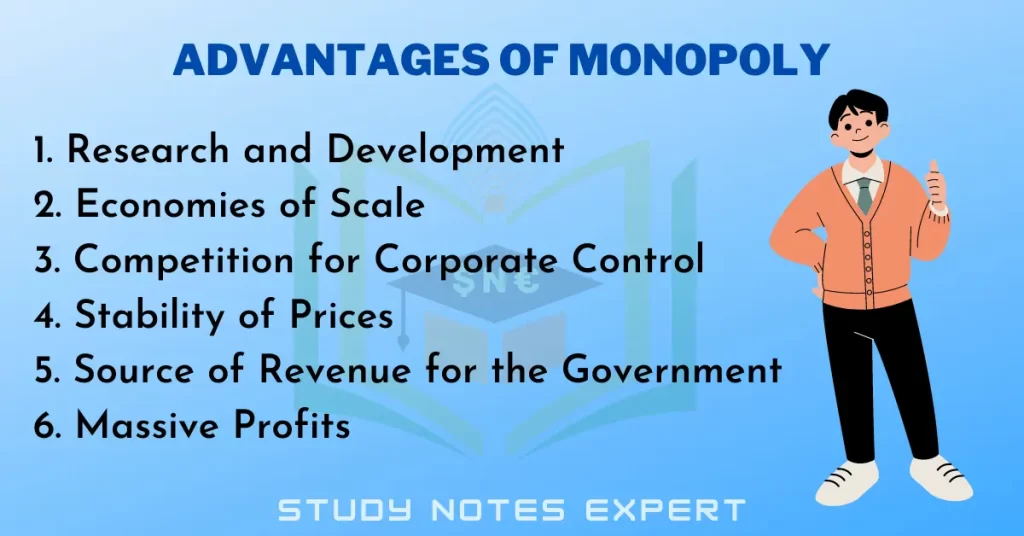 Advantages of Monopoly