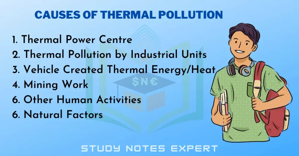 Causes of Thermal Pollution