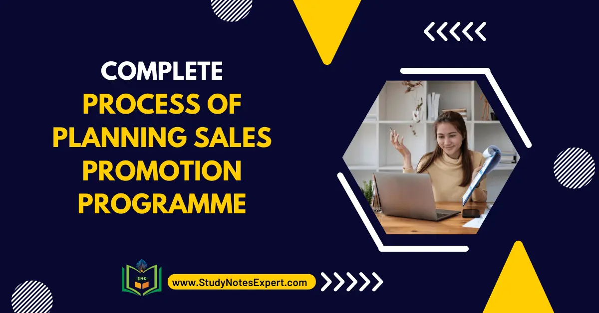 Complete Process of Planning Sales Promotion Programme