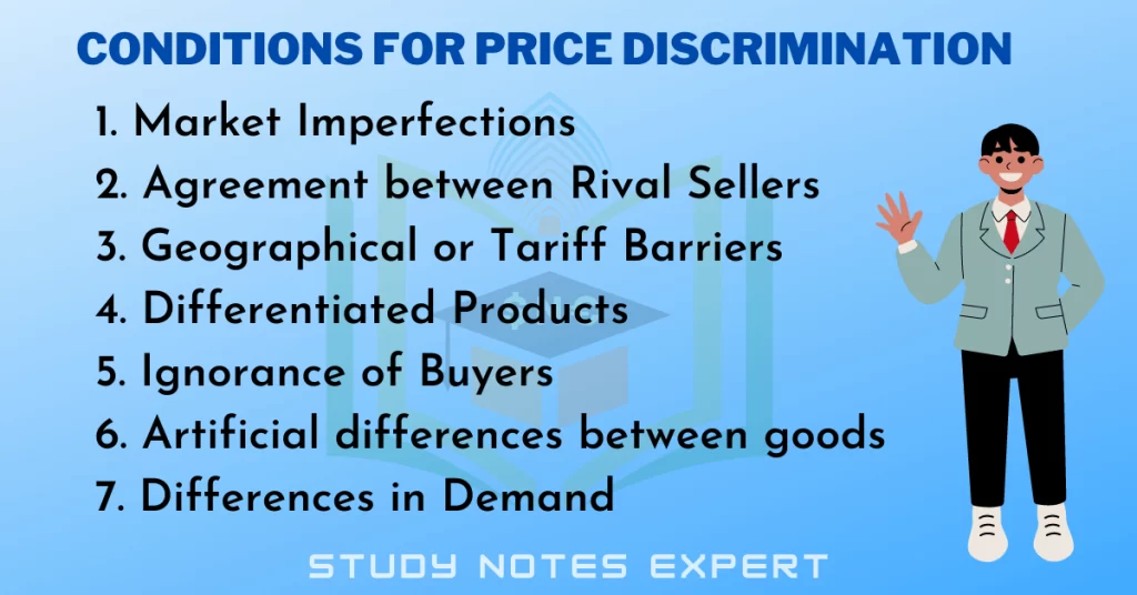 Conditions for Price Discrimination