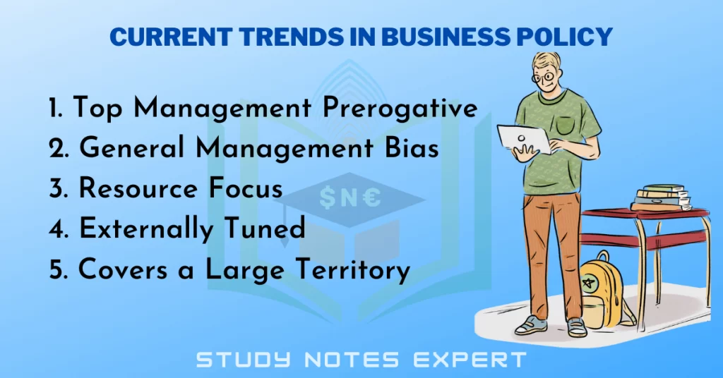 Current Trends in Business Policy