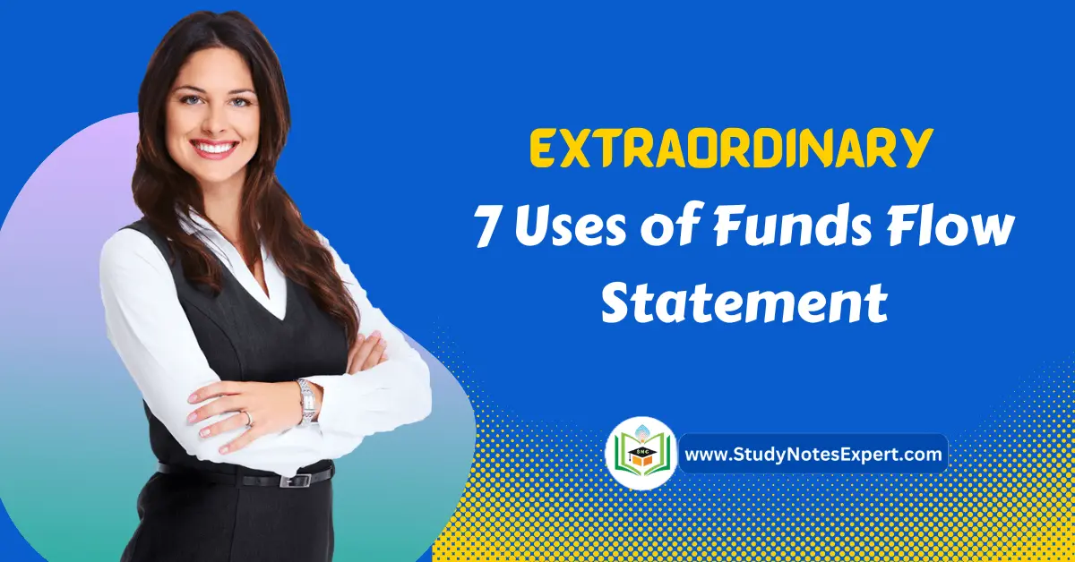 Extraordinary 7 Uses of Funds Flow Statement