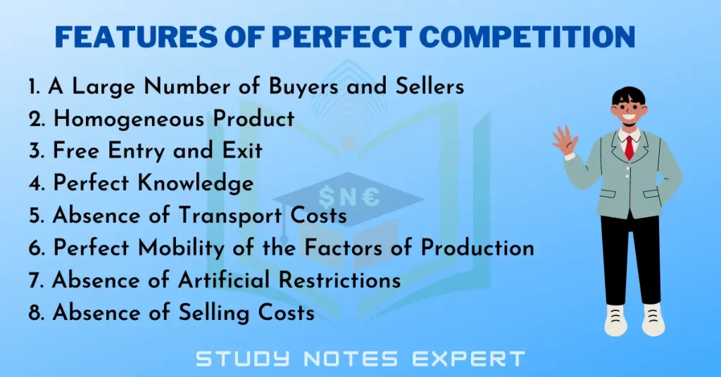 Features of Perfect Competition