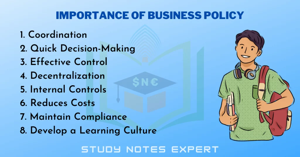 Importance of Business Policy
