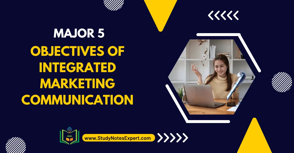 Major 5 Objectives of Integrated Marketing Communication