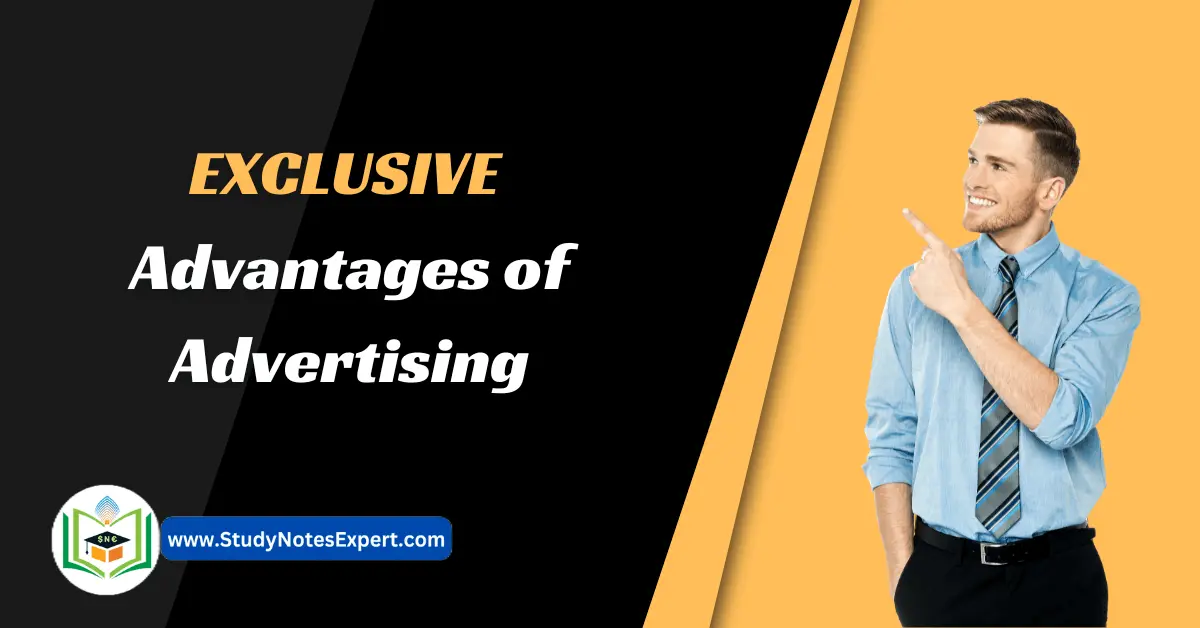 Advantages of advertising