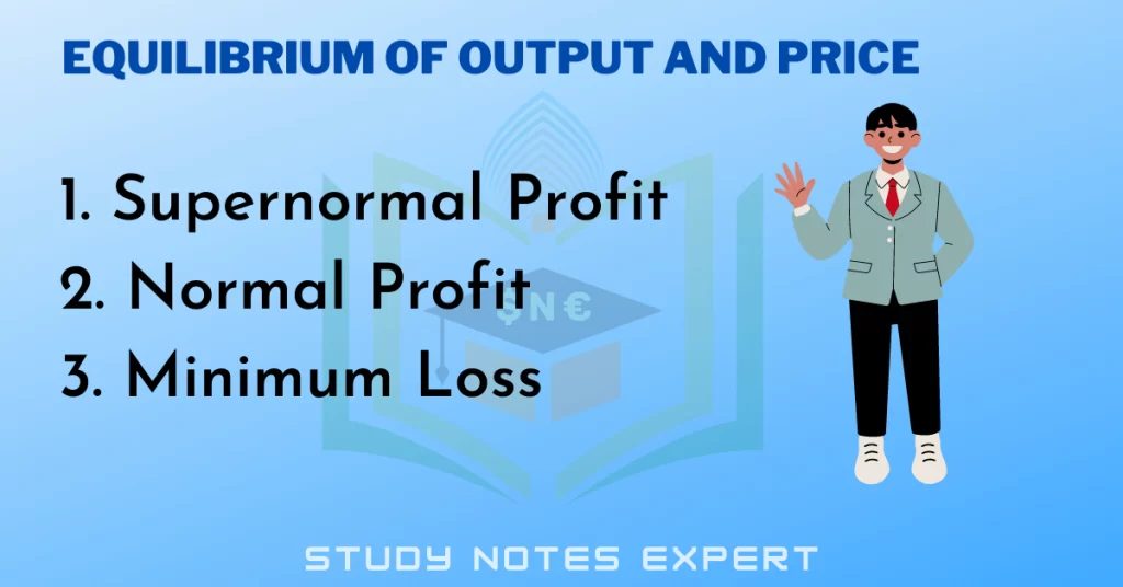equilibrium of output and price