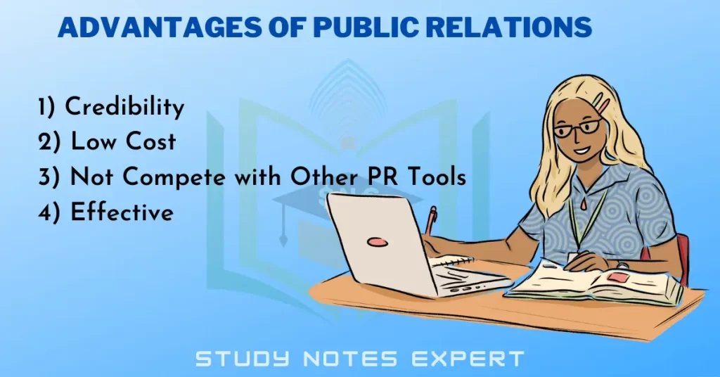 Advantages of Public Relations