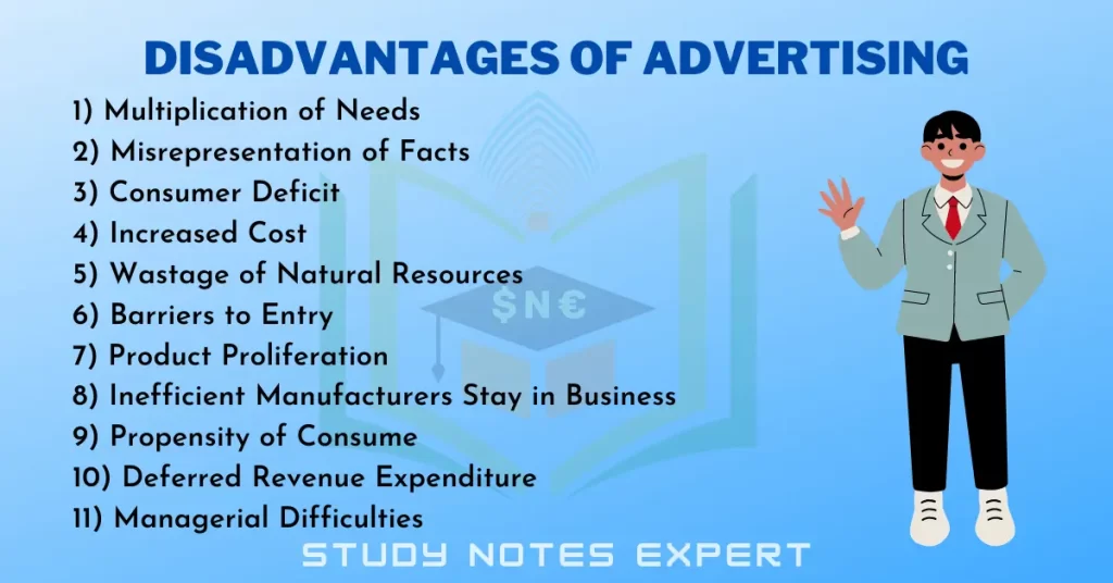 Disadvantages of Advertising