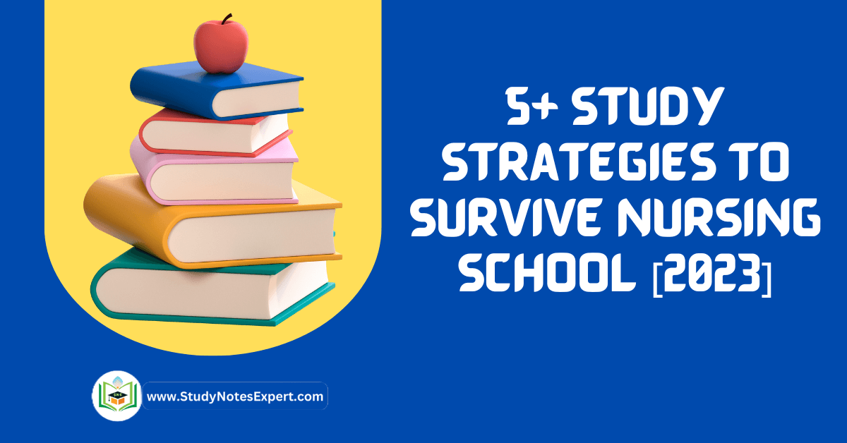 Study Strategies to Survive Nursing School