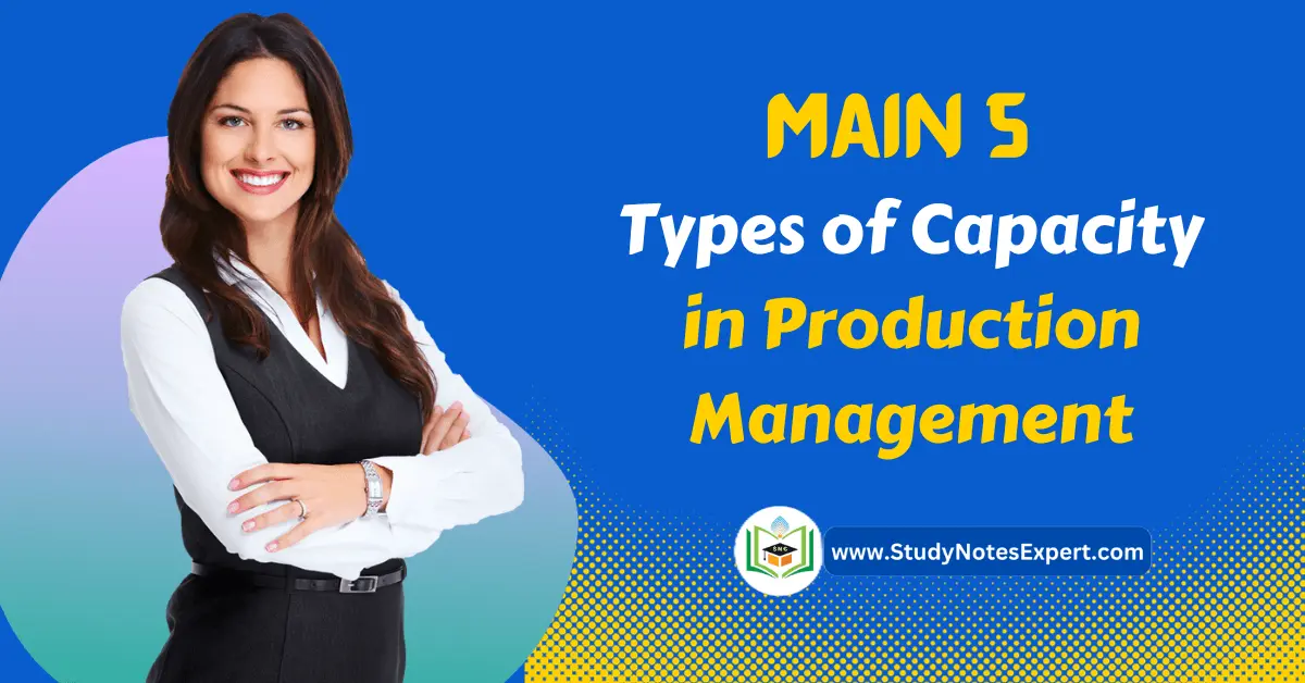 Types of Capacity in Production Management