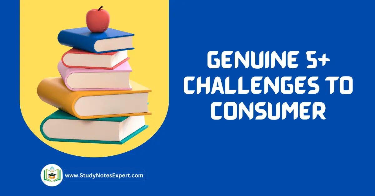 Genuine 5+ Challenges to Consumer